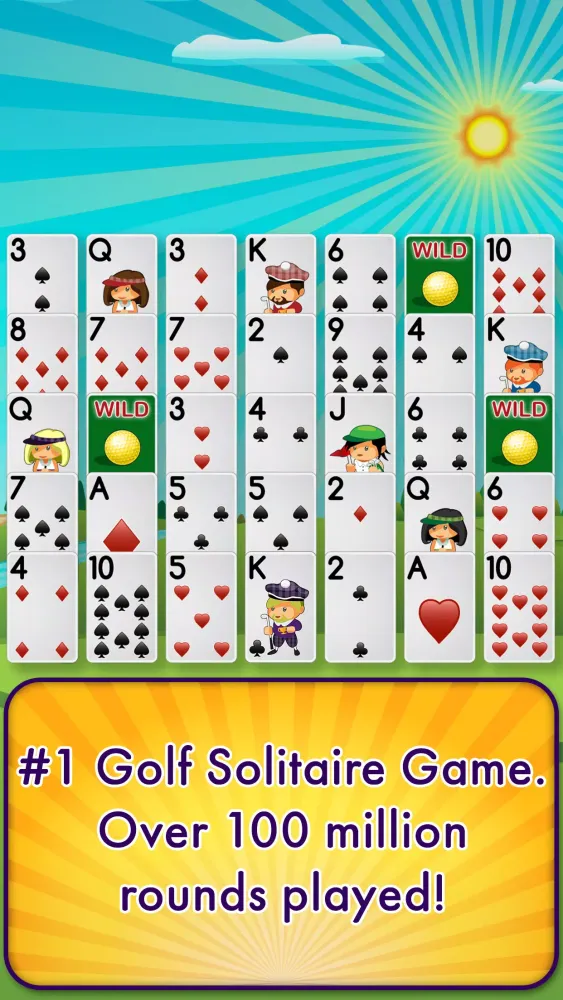 Screenshot di Golf Solitaire Pro