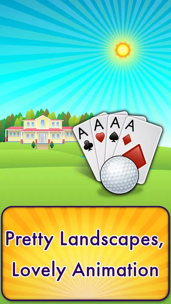 Screenshot di Golf Solitaire Pro