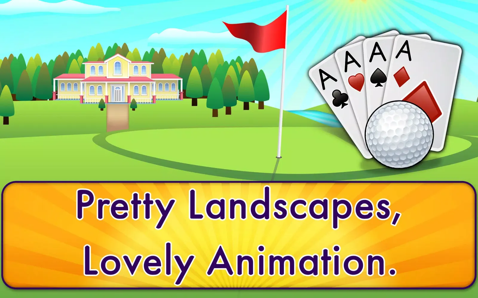 Screenshot di Golf Solitaire Pro