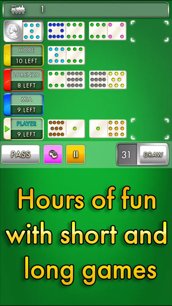 Mexican Train Dominoes Classic应用截图
