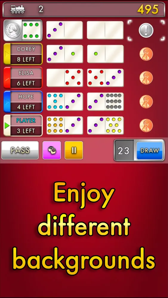 Mexican Train Dominoes Classic应用截图