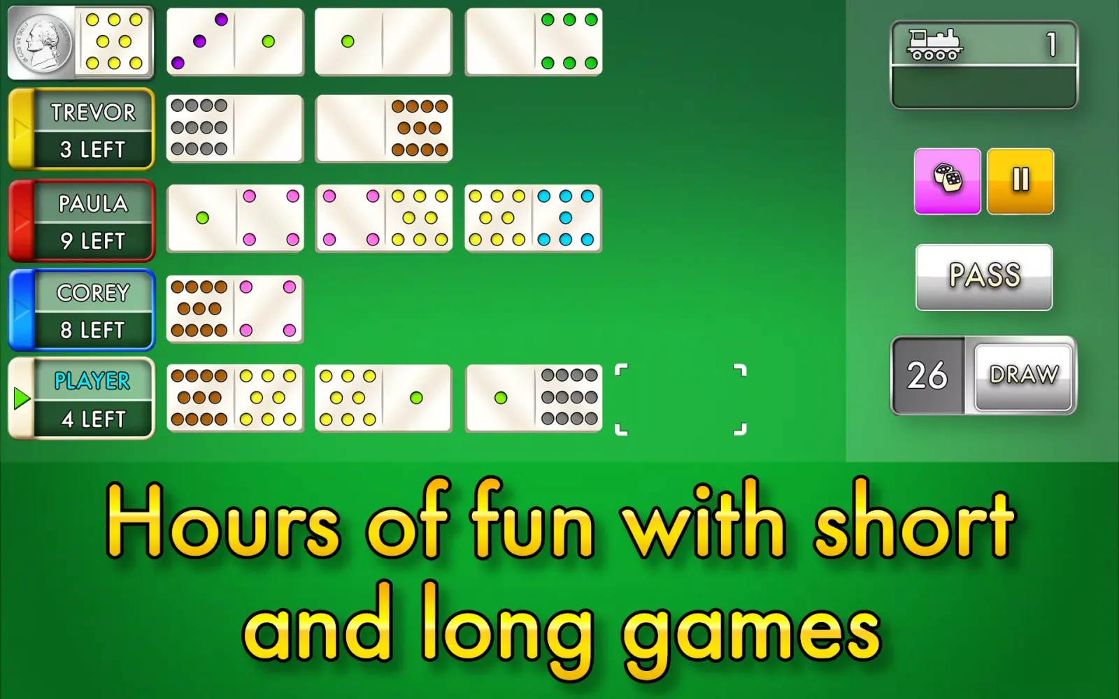 Mexican Train Dominoes Classic应用截图