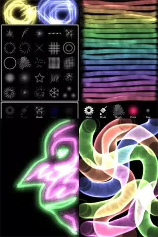 Tangkapan skrin Glow Painter Pro