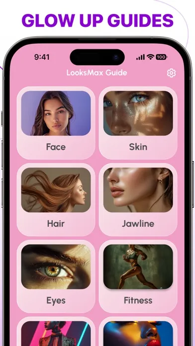 Captures d'écran de GlowUp - Face Score, Skincare