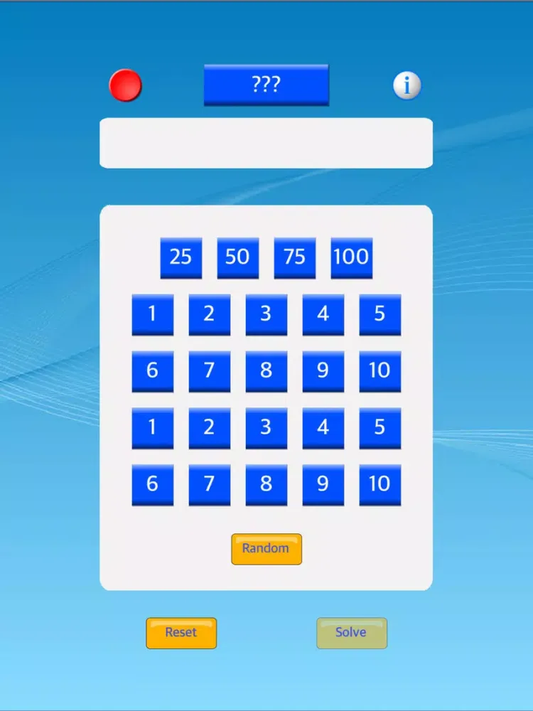 Countdown Numbers Game Solver iPad  سکرین شاٹس