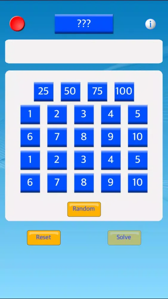 Countdown Numbers Game Solver سکرین شاٹس