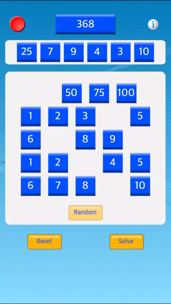 Countdown Numbers Game Solver سکرین شاٹس