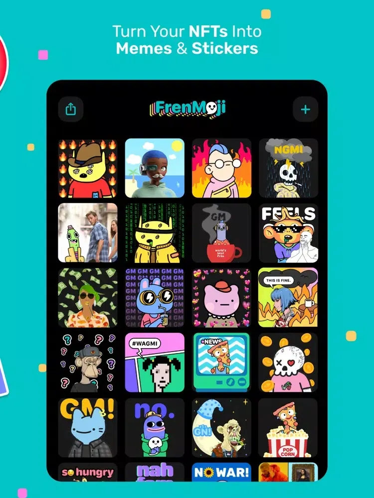 Capturas de tela do FrenMoji iPad 