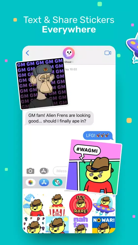 Capturas de tela do FrenMoji