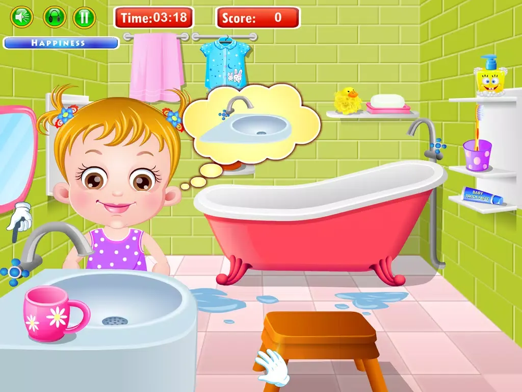 Baby Bed Time Game iPad  Screenshots