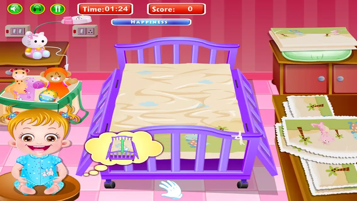 Baby Bed Time Game Screenshots