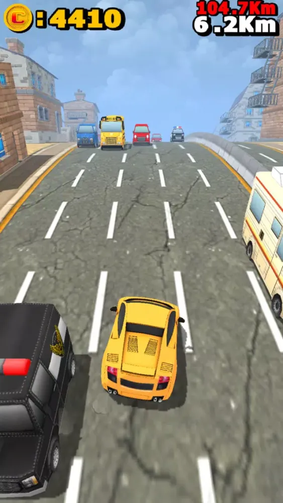 Capturas de tela do Driving in reverse