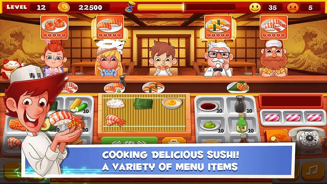 Скриншоты Sushi Restaurant - Be the Chef and Boss