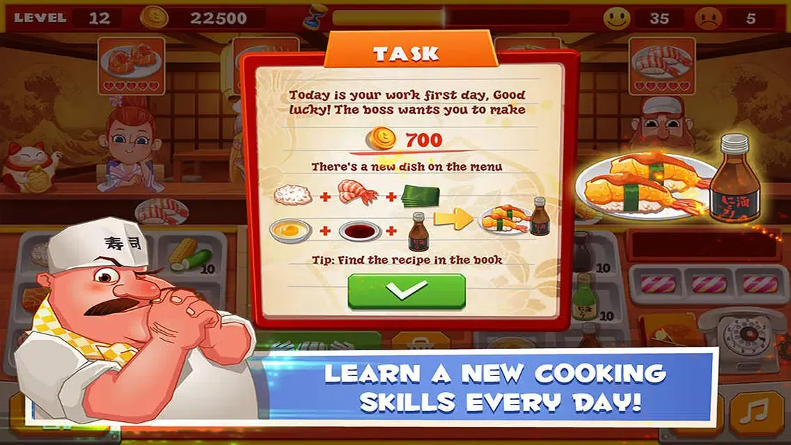 Скриншоты Sushi Restaurant - Be the Chef and Boss