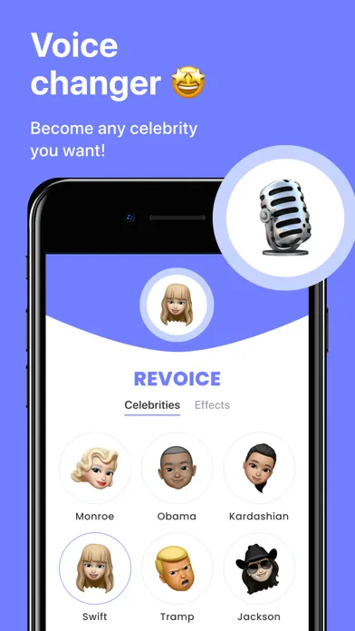 Celebrity voice change effects應用截圖