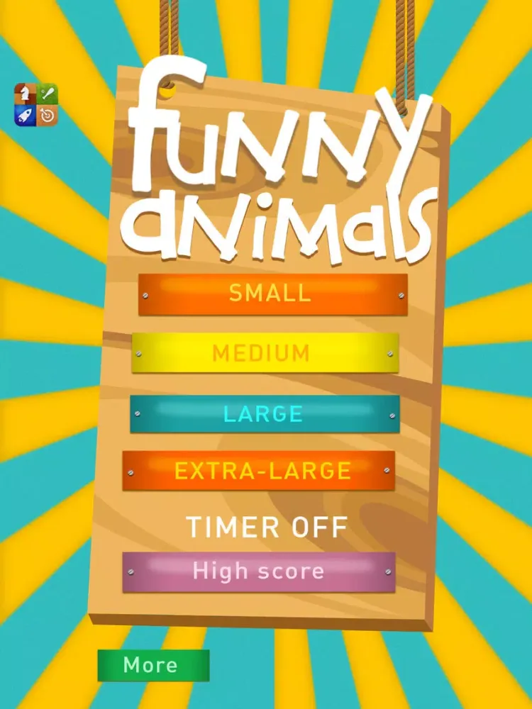 Funny Animals game iPad 應用截圖