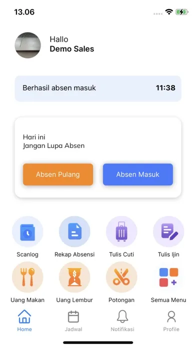 Nexa Absensi Screenshots