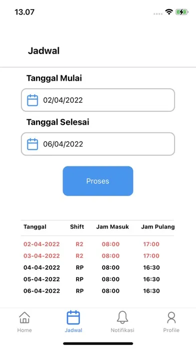 Nexa Absensi Screenshots