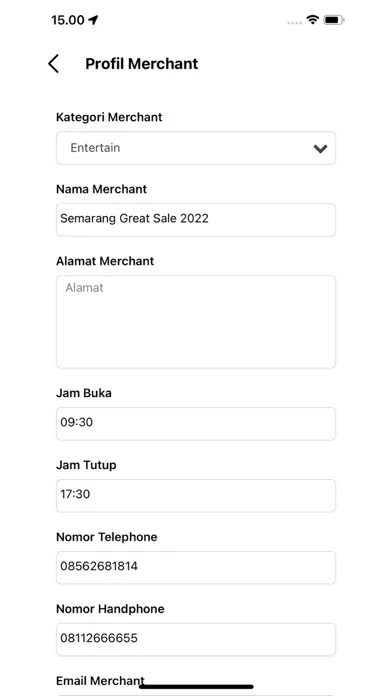 Semargres for Merchant Screenshots