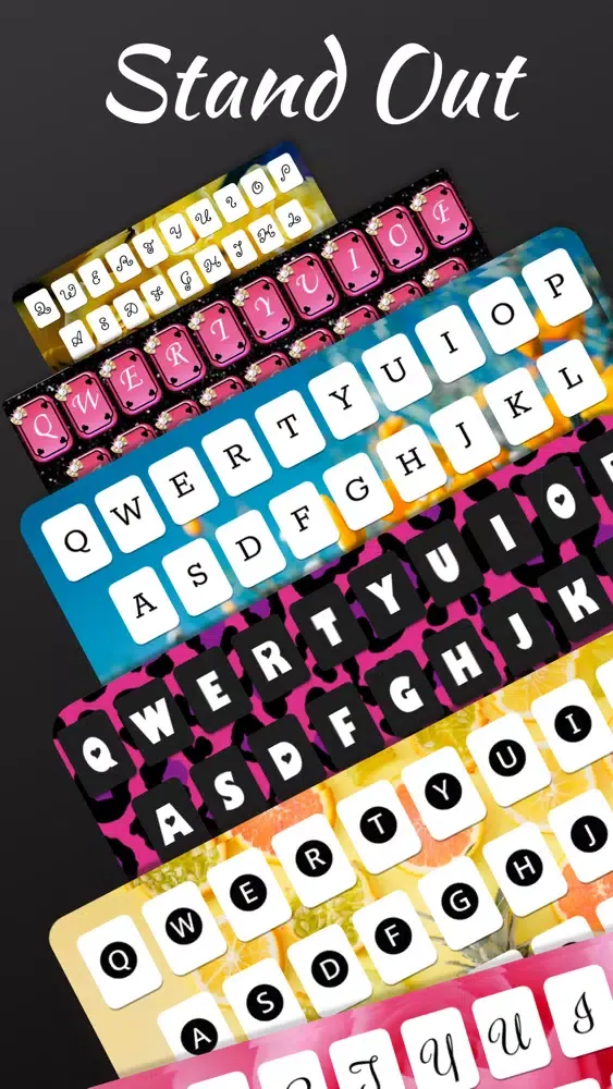 Capturas de tela do ArtWall: Keyboards&Wallpapers