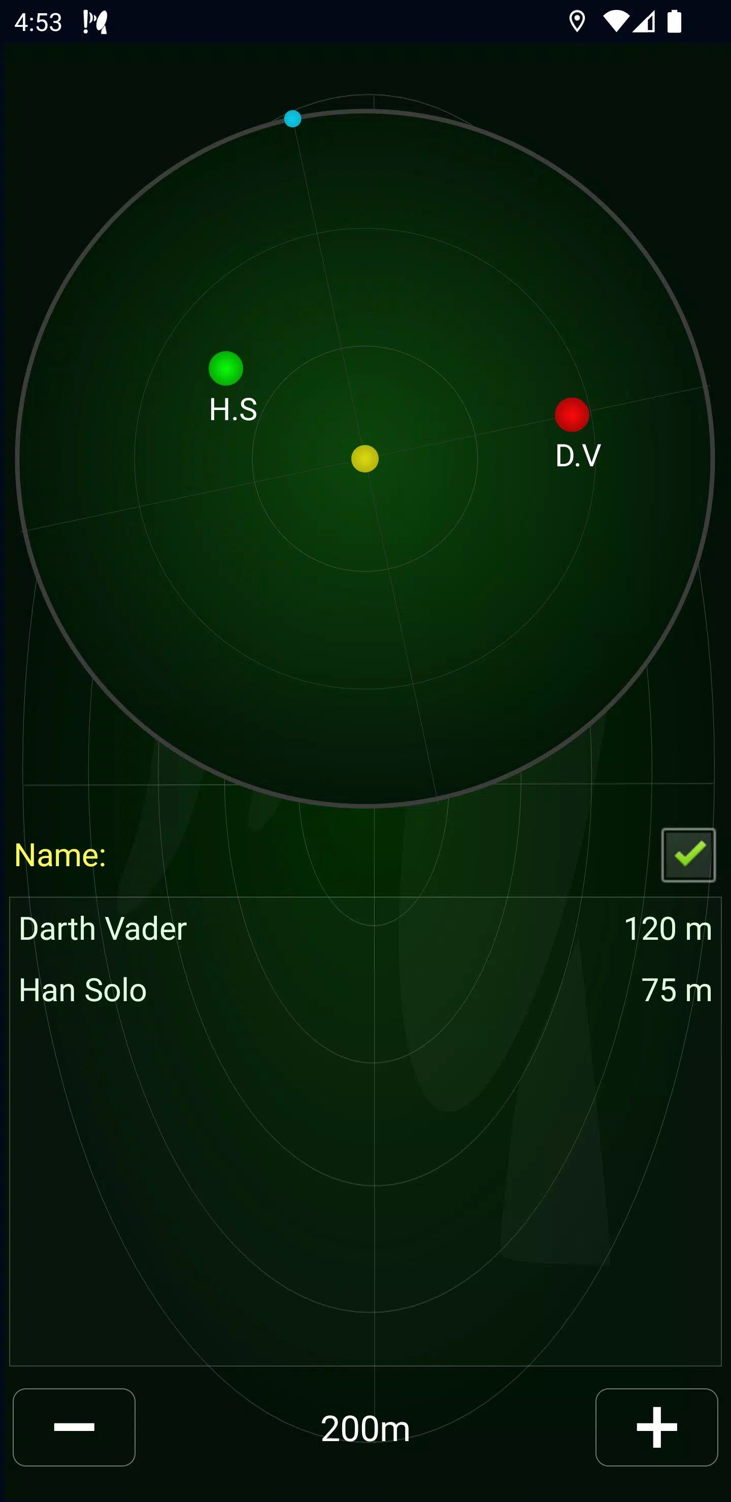 Personal Radar Lt. Screenshots1
