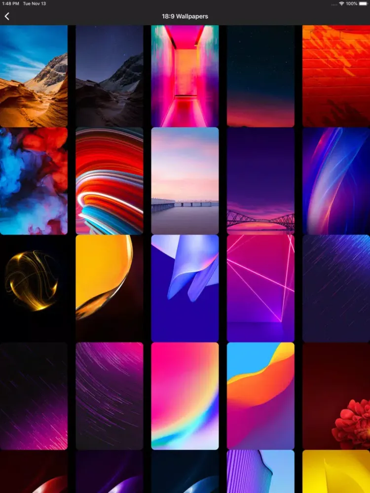 تصاویر 18:9 Wallpapers iPad 