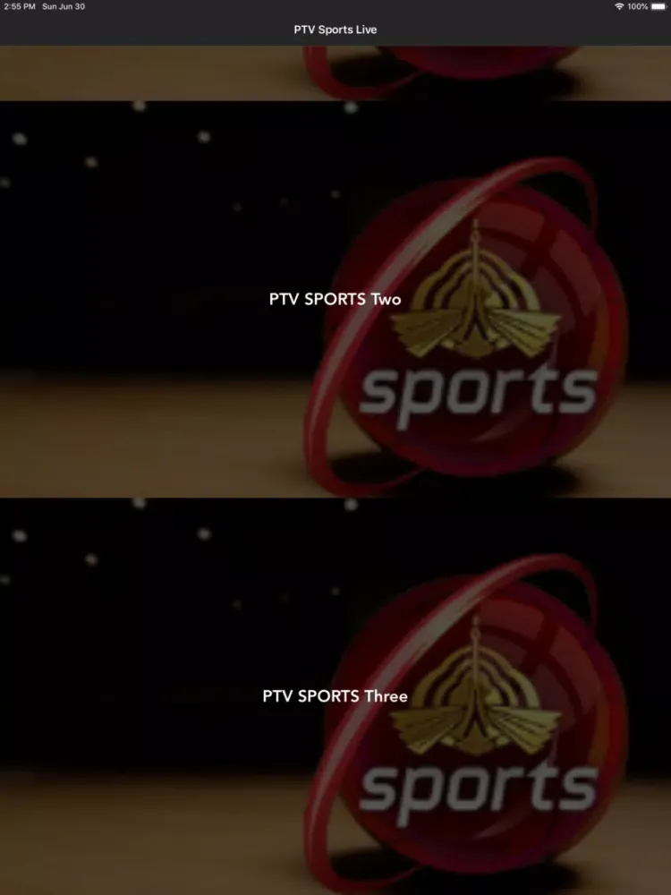 Captures d'écran de PTV Sports Live iPad 