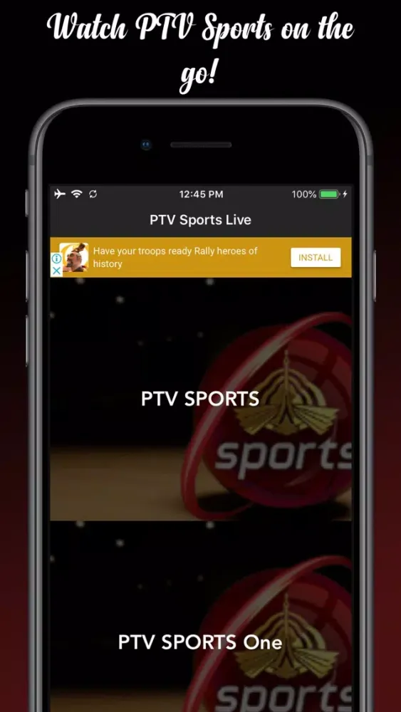 Captures d'écran de PTV Sports Live