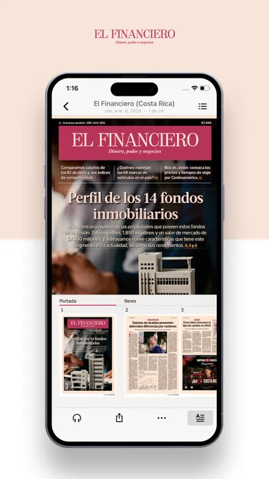 El Financiero Costa Rica স্ক্রিনশট