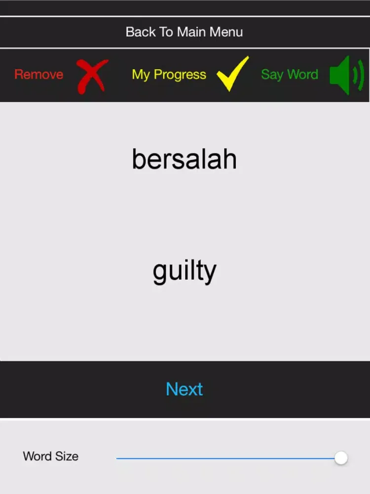 Indonesian Boost intermediate iPad 應用截圖