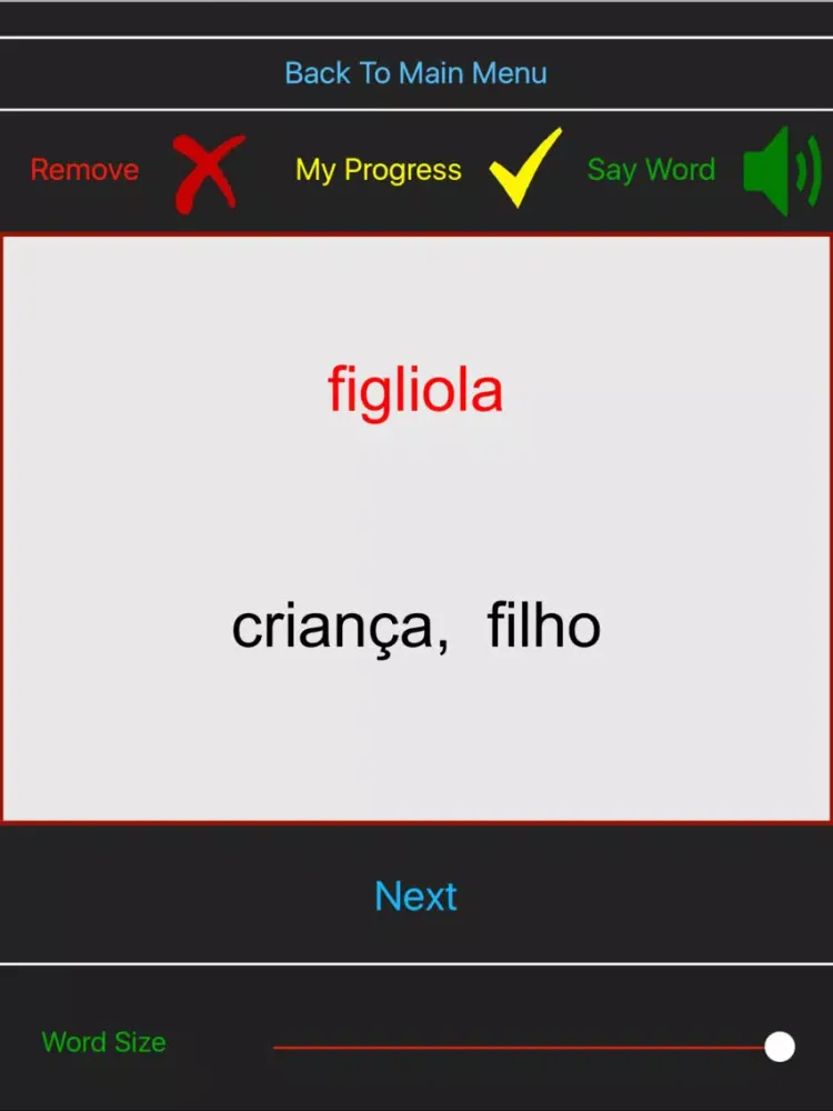 Italiano básico iPad Screenshots