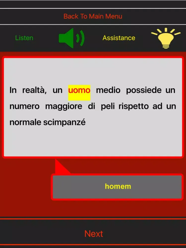 Italiano básico iPad Screenshots