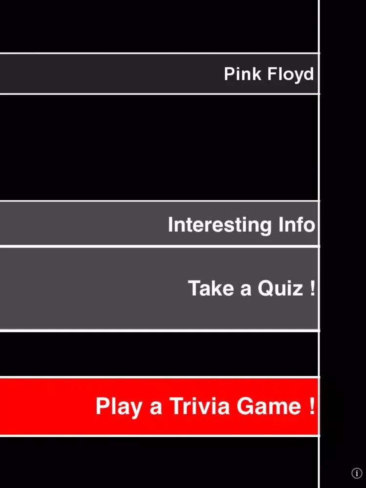 Fun for Pink Floyd fans iPad  Screenshots