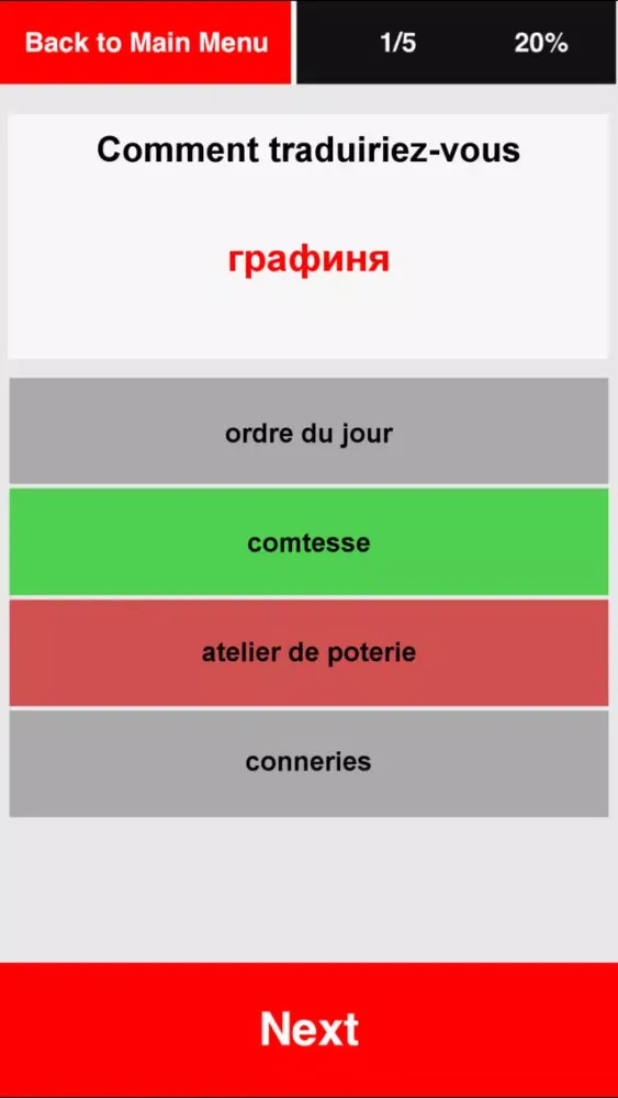 Screenshot di Russe - rapide & facile: avancé