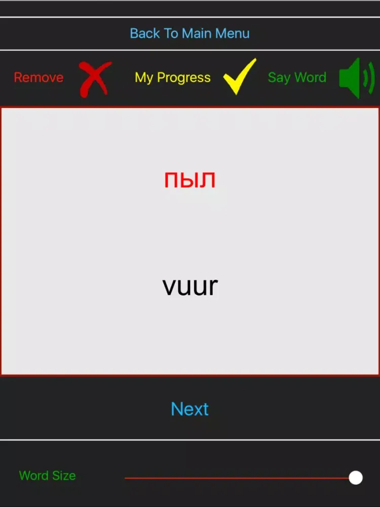 Ảnh chụp màn hình của Russisch voor experts iPad 