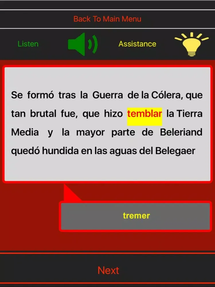 Espanhol intermédio iPad  Screenshots