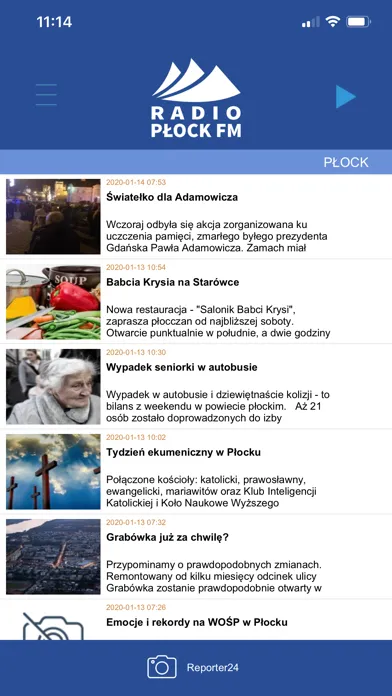 Captures d'écran de Radio PŁOCK FM