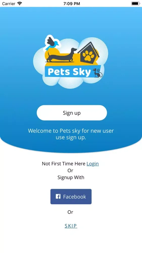 Petssky 스크린샷