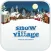 snow village go launcher theme