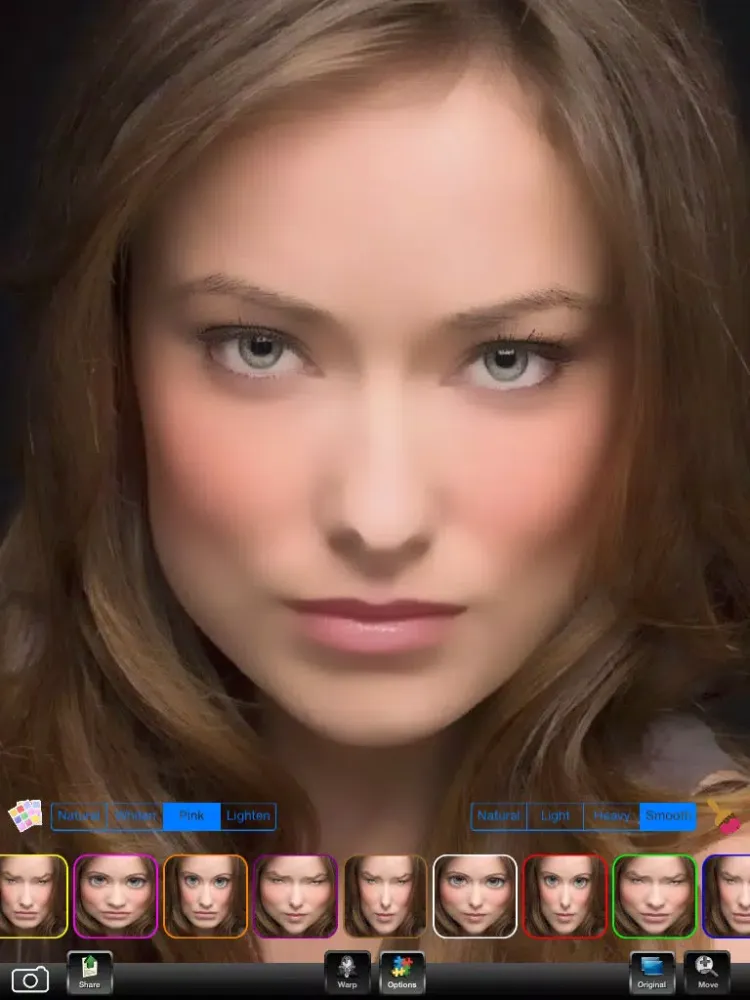 Ảnh chụp màn hình của Funny Face Warp iPad 