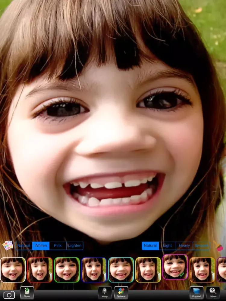 Ảnh chụp màn hình của Funny Face Warp iPad 