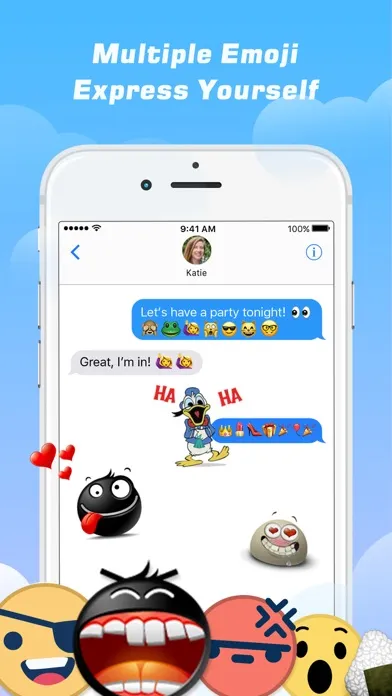 Zrzuty ekranu Emoji Free – Emoticons Art and Cool Fonts Keyboard