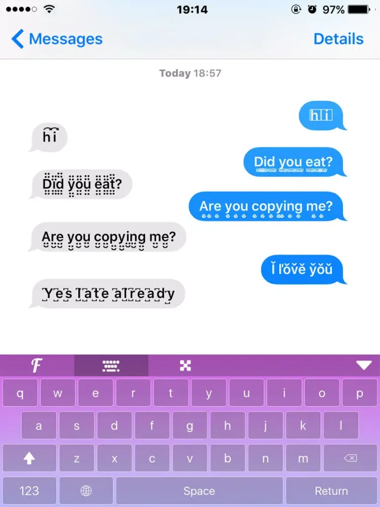 تصاویر Cool Font Keyboard – Customize Color Themes iPad 