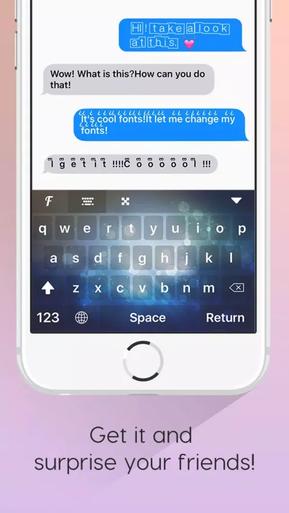 تصاویر Cool Font Keyboard – Customize Color Themes