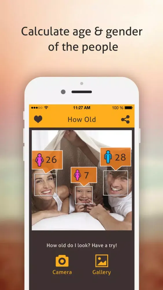 How Old Are You? - Guess Age and Gender from Photo应用截图