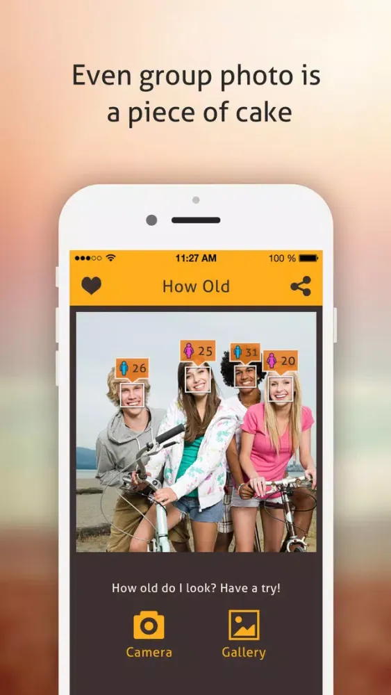 How Old Are You? - Guess Age and Gender from Photo应用截图