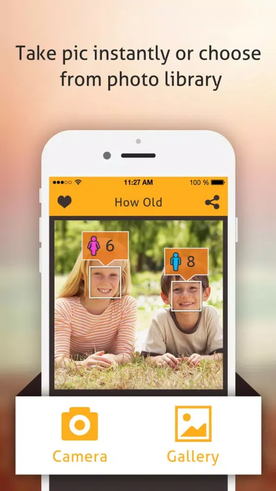 How Old Are You? - Guess Age and Gender from Photo应用截图