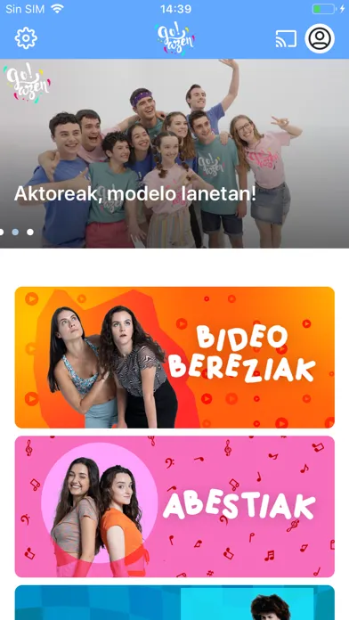 Go!azen EITB سکرین شاٹس