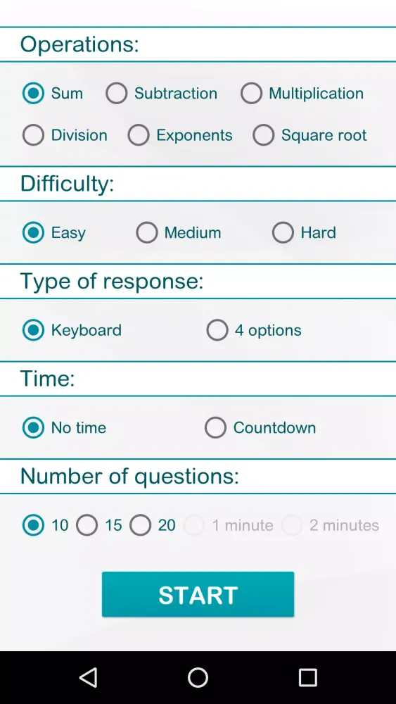 Ảnh chụp màn hình của Math Games