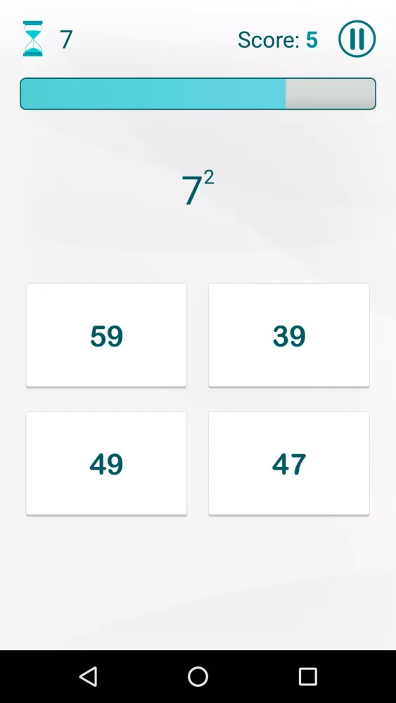 Ảnh chụp màn hình của Math Games